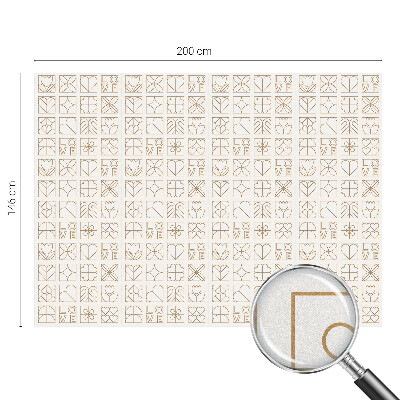 Sichtschutzfolie Fenster Buntglasoptik Geometrische Liebe