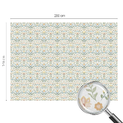 Klebefolie Fenster Sichtschutz Blumensymmetrie