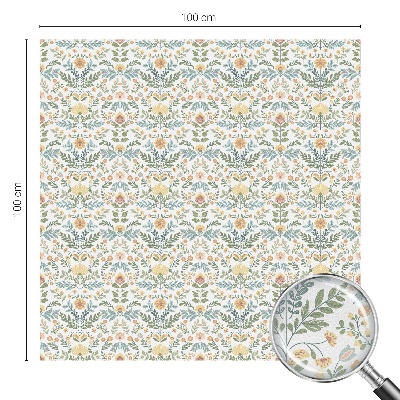 Klebefolie Fenster Sichtschutz Blumensymmetrie