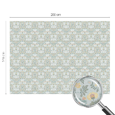 Sichtschutz Klebefolie Buntglasoptik Hirschblumen