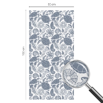 Fensterfolie Sichtschutz Meeresleben