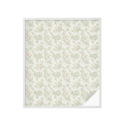 Sichtschutzfolie Fenster Buntglasoptik Vögel Pflanzen