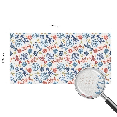 Klebefolie Fenster Sichtschutz Krebskorallen