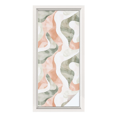 Folie für Fenster blickdicht Bunte Wellen