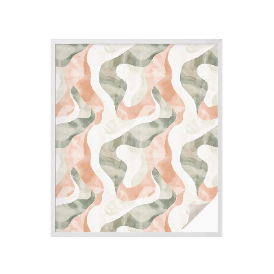 Folie für Fenster blickdicht Bunte Wellen