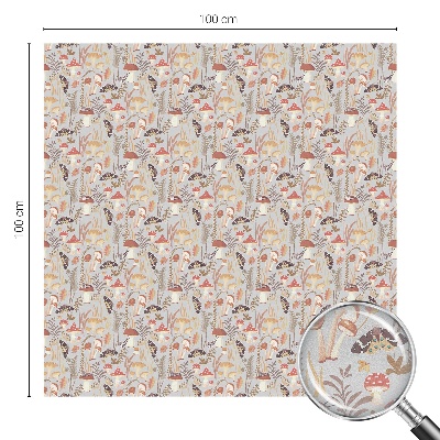 Sichtschutz Klebefolie Buntglasoptik Waldmuster