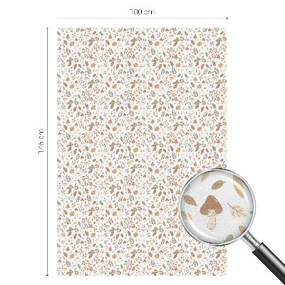 Sichtschutzfolie Fenster Buntglasoptik Herbstmuster