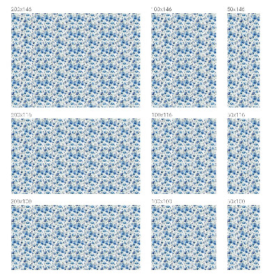 Sichtschutz Klebefolie Buntglasoptik Aquarellblumen