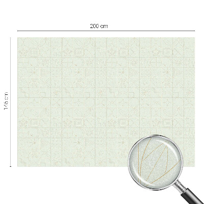 Fensterfolie Sichtschutz Geometrisches Mosaik