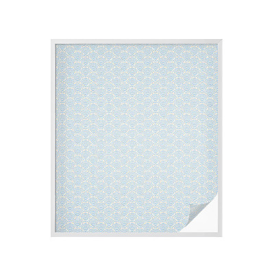 Folie für Fenster blickdicht Japanische Wellen