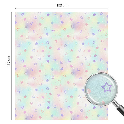 Klebefolie Fenster Sichtschutz Regenbogenmuster