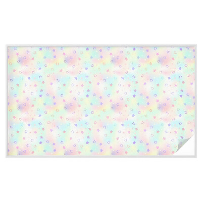 Klebefolie Fenster Sichtschutz Regenbogenmuster