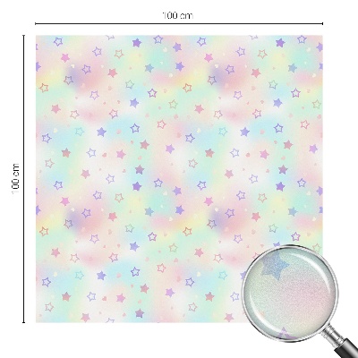 Klebefolie Fenster Sichtschutz Regenbogenmuster