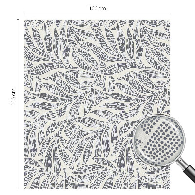 Fensterfolie Sichtschutz Blatt fällt