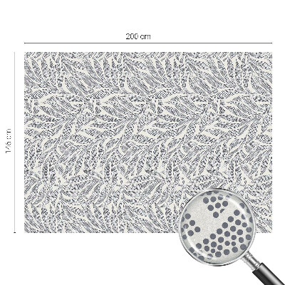 Fensterfolie Sichtschutz Blatt fällt