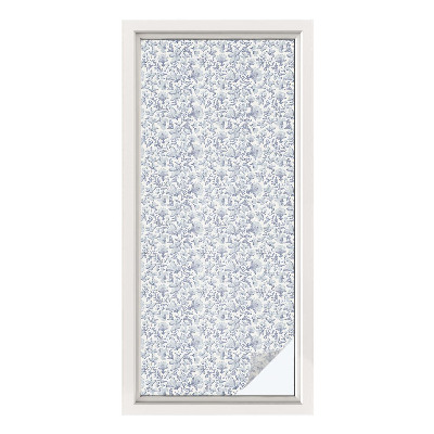 Fensterfolie Sichtschutz Blumenmuster