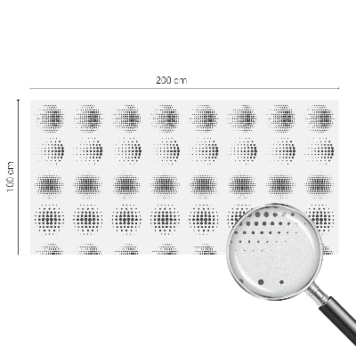 Klebefolie Fenster Sichtschutz Gepunktete Kreise