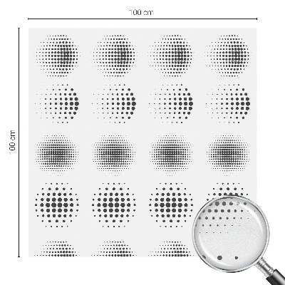Klebefolie Fenster Sichtschutz Gepunktete Kreise