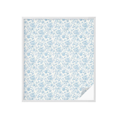 Fensterfolie Sichtschutz Blumenmuster