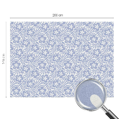 Sichtschutzfolie Fenster Buntglasoptik Hibiskusblüten