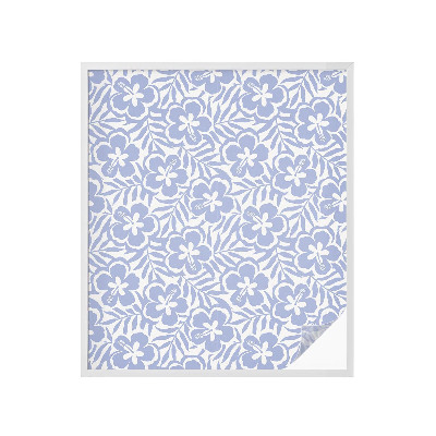 Sichtschutzfolie Fenster Buntglasoptik Hibiskusblüten