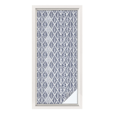 Fensterfolie Sichtschutz Gemusterte Blätter