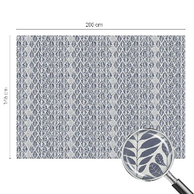 Fensterfolie Sichtschutz Gemusterte Blätter