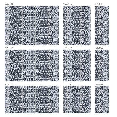 Fensterfolie Sichtschutz Gemusterte Blätter