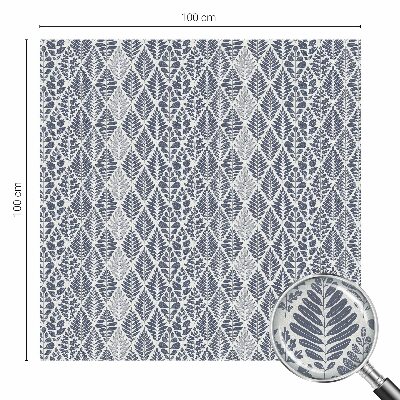 Fensterfolie Sichtschutz Gemusterte Blätter