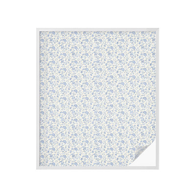 Sichtschutzfolie Fenster Buntglasoptik Blumenmuster