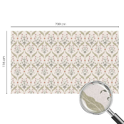 Folie für Fenster blickdicht Blumenmuster