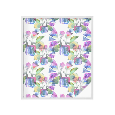 Sichtschutzfolie Fenster Buntglasoptik Farbenfrohe Abstraktion