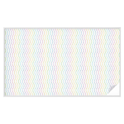 Folie für Fenster blickdicht Regenbogenlinien