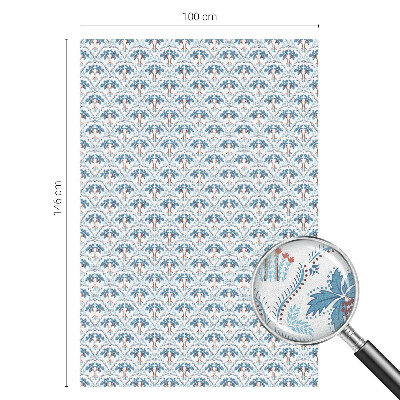 Klebefolie Fenster Sichtschutz Blaue Palmen