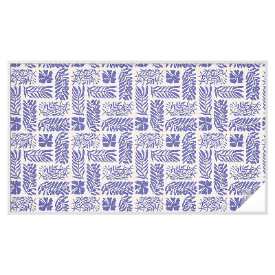 Fensterfolie Sichtschutz Pflanzenmuster