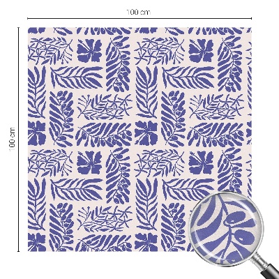 Fensterfolie Sichtschutz Pflanzenmuster