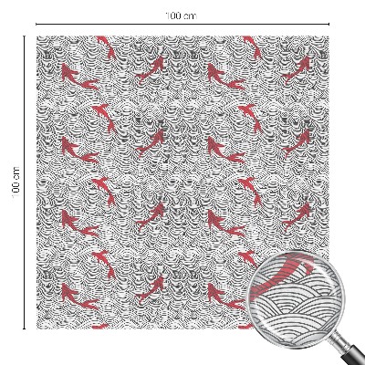Folie für Fenster blickdicht Wellenmuster