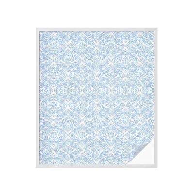 Sichtschutz Klebefolie Buntglasoptik Blumenschmuck