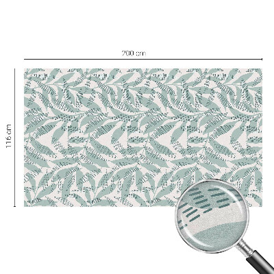 Klebefolie Fenster Sichtschutz Grüne Blätter