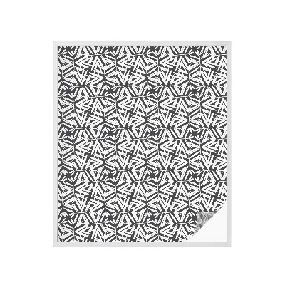 Fensterfolie Sichtschutz Geometrische Blätter