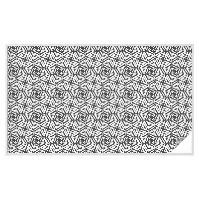 Fensterfolie Sichtschutz Geometrische Blätter