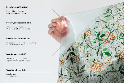 Sichtschutz Klebefolie Buntglasoptik Zartes Weiß