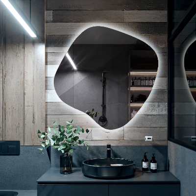 LED spiegel organisch moderner Akzent