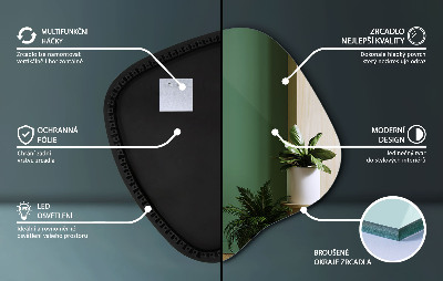 LED spiegel organisch moderner Akzent