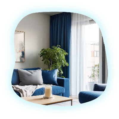 LED spiegel organisch moderner Akzent