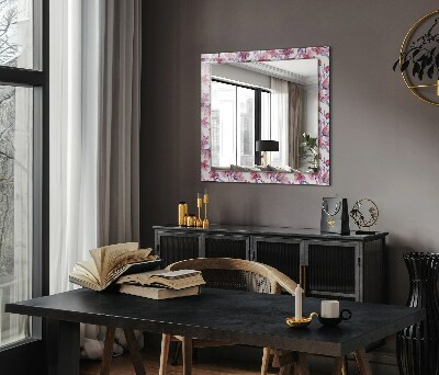 Bedruckter spiegel Bedruckter spiegel Blumen Aquarellmuster