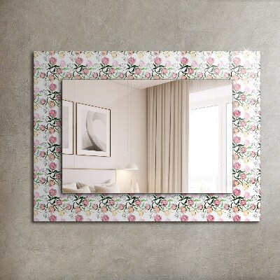 Spiegel mit aufdruck Spiegel mit aufdruck Florales Muster