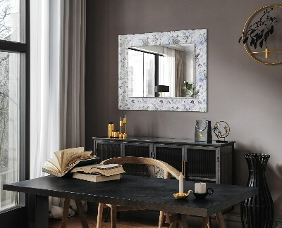 Spiegel mit motivdruck Spiegel mit motivdruck Blumen und Blätter