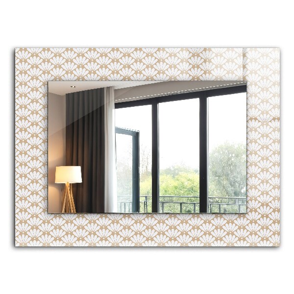 Spiegel mit ornamenten Spiegel mit ornamenten Geometrisches Muster Blume