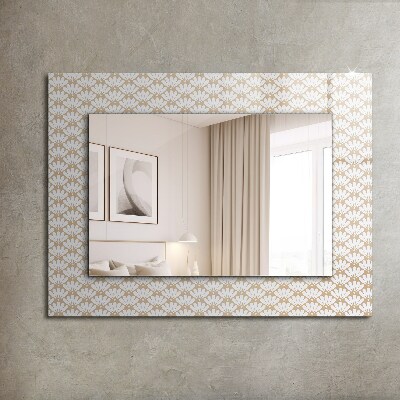 Spiegel mit ornamenten Spiegel mit ornamenten Geometrisches Muster Blume